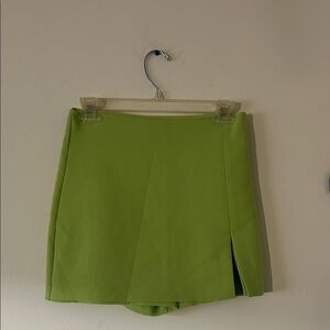 Zara Light Green Skort Size Small